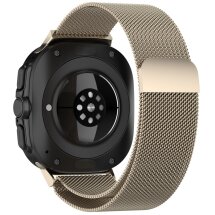 Ремешок Deexe Milanese Stainless Steel для Samsung Galaxy Watch Ultra (47mm) - Starlight: фото 1 из 8