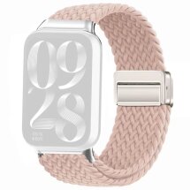 Ремінець Deexe Nylon Loop для Xiaomi Redmi Watch 4 / 5 / Mi Smart Band 8 Pro / Band 9 Pro - Pink: фото 1 з 6