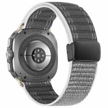 Ремешок Deexe Nylon Strap для Samsung Galaxy Watch Ultra (47mm) / Ultra (2025) - Grey: фото 1 из 5
