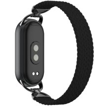 Ремешок Deexe Nylon Woven для Xiaomi Mi Smart Band 8 / Band 9 / Band 10 - Black: фото 1 из 5