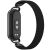 Ремешок Deexe Nylon Woven для Xiaomi Mi Smart Band 8 / Band 9 / Band 10 - Black: фото 1 из 5