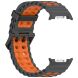 Ремешок Deexe Ocean Strap для Samsung Galaxy Watch 8 (40/44mm) / 8 Classic - Grey / Orange (384117HO). Фото 3 из 6