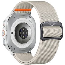 Ремінець Deexe Orbit Flex для Samsung Galaxy Watch Ultra (47mm) - Starlight: фото 1 з 5