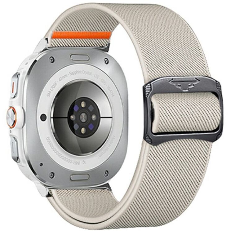 Ремінець Deexe Orbit Flex для Samsung Galaxy Watch Ultra - Starlight: фото 1 з 5