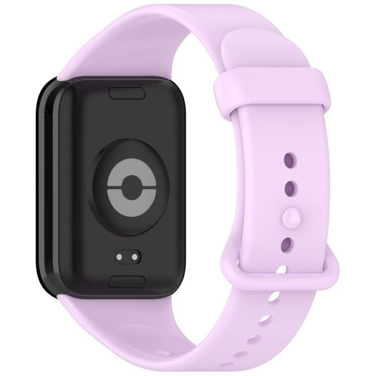 Ремешок Deexe Silicone Band для Xiaomi Mi Smart Band 9 Pro - Lilac Purple: фото 1 из 12