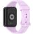 Ремешок Deexe Silicone Band для Xiaomi Mi Smart Band 9 Pro - Lilac Purple: фото 1 из 12