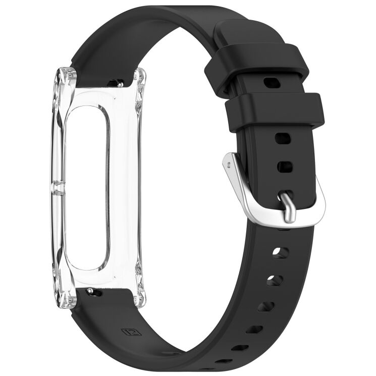 Ремешок Deexe Soft Silicone для Google Fitbit Air - Black: фото 3 из 9