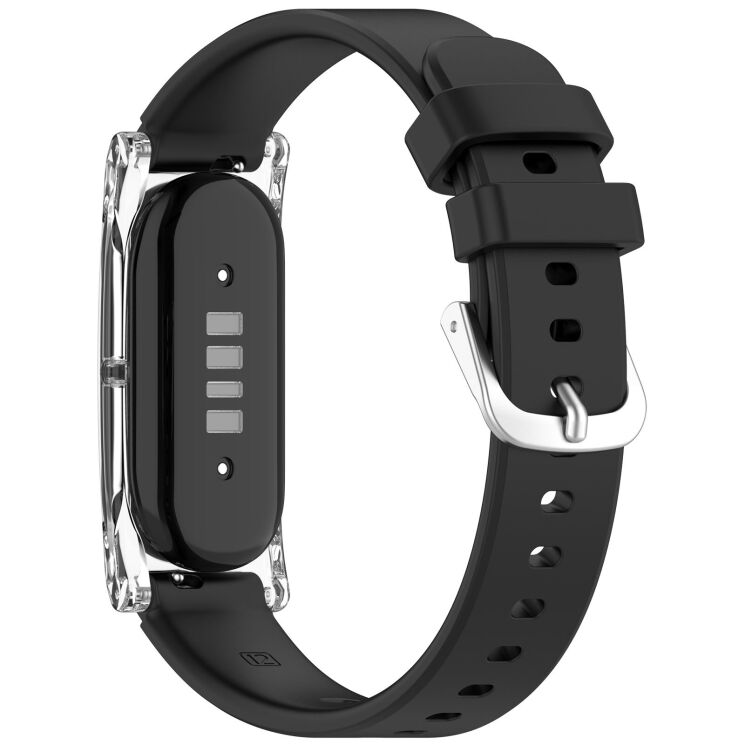 Ремешок Deexe Soft Silicone для Google Fitbit Air - Black: фото 2 из 9