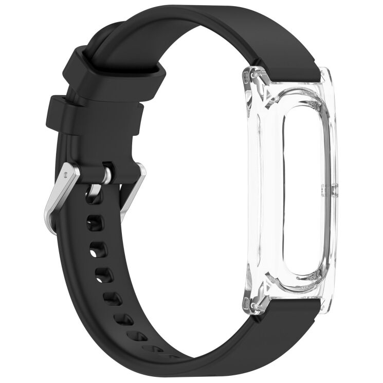 Ремешок Deexe Soft Silicone для Google Fitbit Air - Black: фото 4 из 9