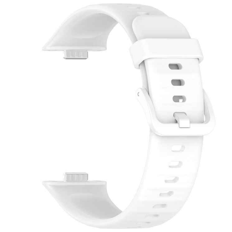 Ремешок Deexe Soft Silicone для Huawei Watch Fit 3 - White: фото 2 из 7