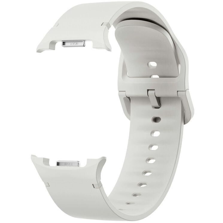 Ремінець Deexe Soft Silicone для Samsung Galaxy Watch 8 (40/44mm) / 8 Classic - White: фото 3 з 6