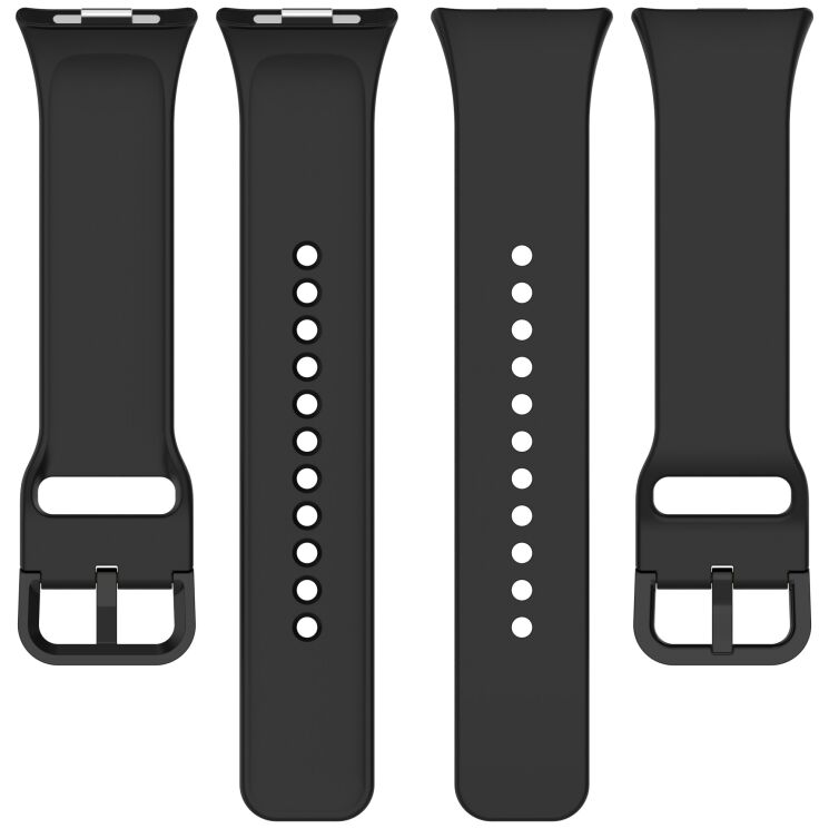 Ремешок Deexe Soft Silicone для Xiaomi Redmi Watch 6 - Black: фото 10 з 12