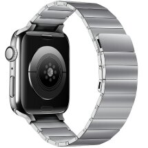 Ремінець Deexe Stainless Steel Mag для Apple Watch 42 (Series 10) / 41 / 40 / SE 40 / 38 - Silver: фото 1 з 6