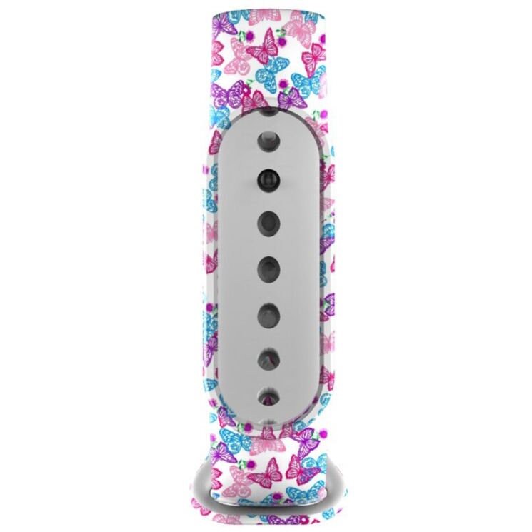 Ремешок Deexe Style Strap для Xiaomi Mi Band 5 / Mi Band 6 - Butterfly: фото 5 из 5