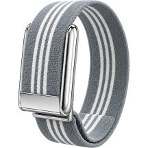 Ремінець для годинника Deexe Triple Fit для WHOOP 5.0 / MG - Grey / Silver: фото 1 з 2