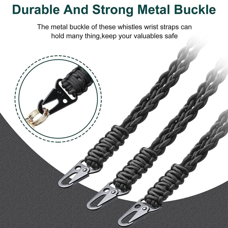 Ремінець для смартфона Deexe Braid Rope - Black: фото 3 з 6