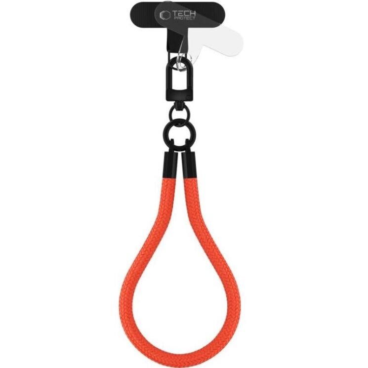 Ремешок для смартфона Tech-Protect C3S ROPE - Neon Orange / Black: фото 1 из 3
