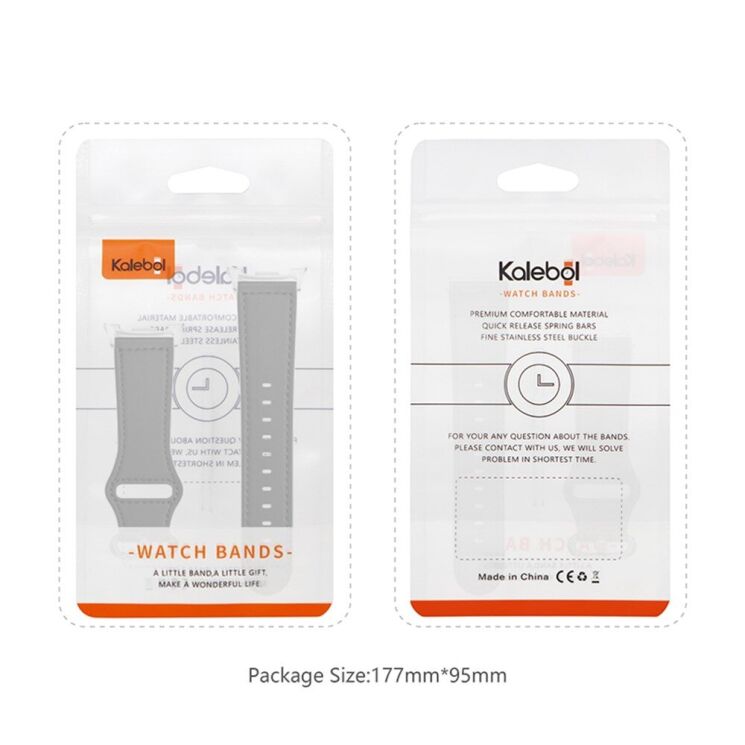 Ремінець KALEBOL Classic Strap для Samsung Galaxy Watch 8 (40/44mm) / 8 Classic - Ivory White: фото 8 з 8