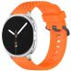 Ремешок KALEBOL Tire Pattern для Samsung Galaxy Watch 8 (40/44mm) / 8 Classic - Orange (384146O). Фото 2 из 5