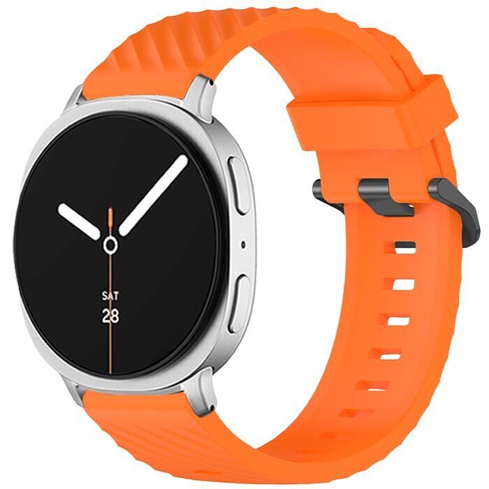 Ремешок KALEBOL Tire Pattern для Samsung Galaxy Watch 8 (40/44mm) / 8 Classic - Orange: фото 2 из 5