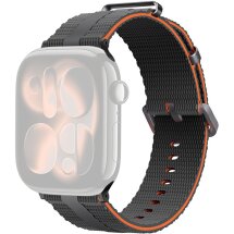 Ремінець Reframe Sport Linear для Apple Watch 46 / 45 / 44 / SE 44 / 42 (Series 1-3) / Ultra / Ultra 2 / Ultra 3 - Grey / Orange: фото 1 з 5