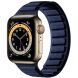 Ремешок Reframe Suede Leather для Apple Watch 42 (Series 10/11) / 41 / 40 / SE 40 / 38 - Navy Blue (345153NB). Фото 2 из 7