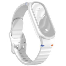 Ремешок Reframe Wavy Pattern для Xiaomi Mi Smart Band 8 / 9 / 10 - White: фото 1 из 12