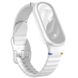 Ремешок Reframe Wavy Pattern для Xiaomi Mi Smart Band 8 / 9 / 10 - White: фото 1 из 12