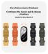 Ремешок Reframe Wavy Pattern для Xiaomi Mi Smart Band 8 / 9 / 10 - Black (326051B). Фото 7 из 12