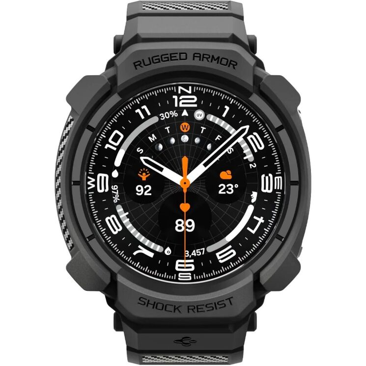 Ремешок Spigen Rugged Armor Pro для Samsung Galaxy Watch Ultra 2 (ACS11612) - Black: фото 3 из 12