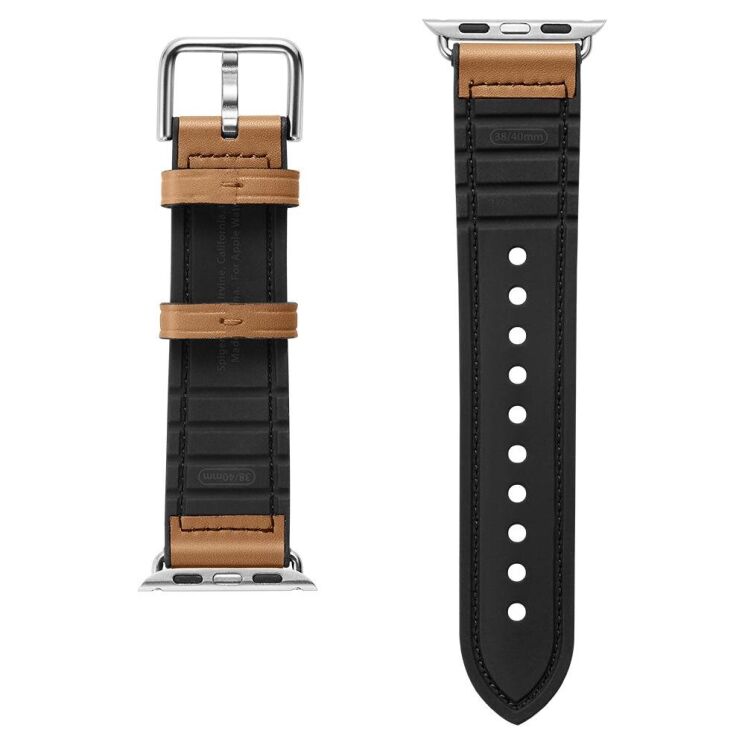 Ремешок Spigen (SGP) Retro Fit для Apple Watch 42 (Series 10) / 41 / 40 / SE 40 / 38 - Brown: фото 4 из 12