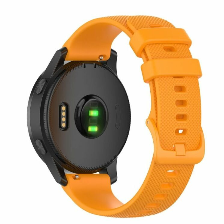 Ремешок UniCase Rhombus Texture для Huawei Watch GT 2e - Yellow: фото 2 из 5