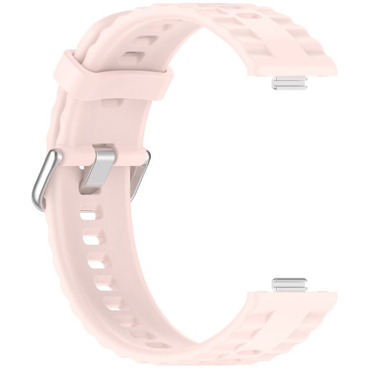 Ремешок UniCase Silicone Strap для Huawei Watch Fit 3 / Fit 4 / Fit 4 Pro - Light Pink: фото 2 из 7