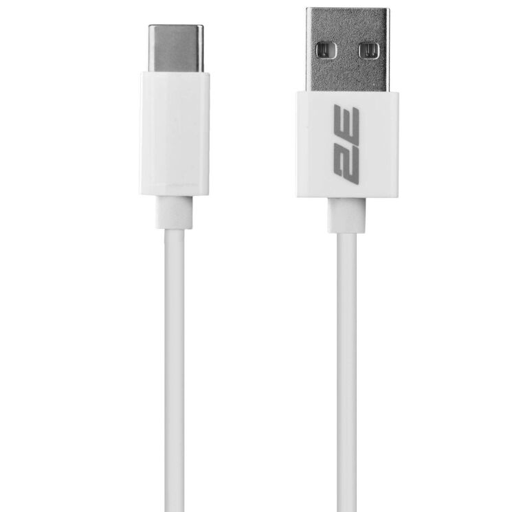 Сетевое зарядное устройство 2Е Wall Charger 12W (2USB, 2.1A) + кабель USB to Type-C (2E-WC1USB2.1A-CC) - White: фото 4 из 7