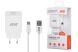 Сетевое зарядное устройство 2Е Wall Charger 12W (2USB, 2.1A) + кабель USB to Type-C (2E-WC1USB2.1A-CC) - White (960184W). Фото 7 из 7
