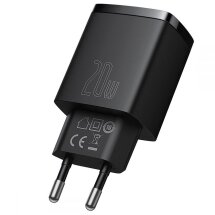 Мережевий зарядний пристрій Baseus Compact Quick Charger (20W) CCXJ-B01 - Black: фото 1 з 20