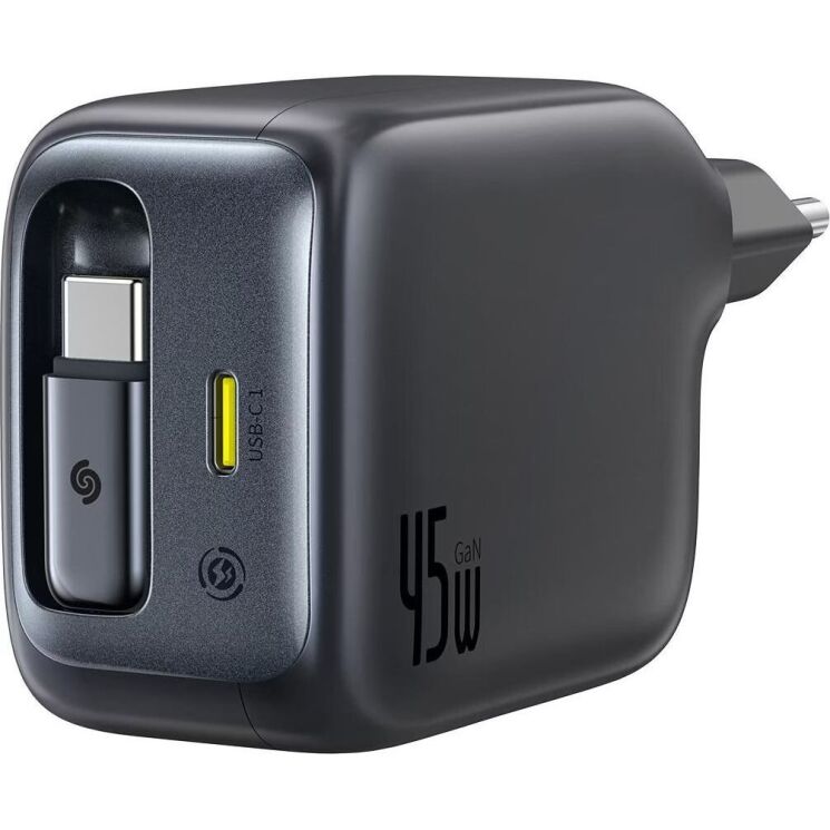 Сетевое зарядное устройство Baseus EnerCore CJ11 2C (45W) + кабель Type-C (E0120G00) - Black: фото 1 из 18