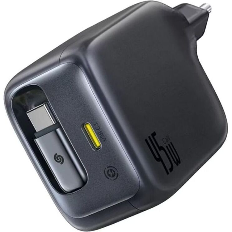 Сетевое зарядное устройство Baseus EnerCore CJ11 2C (45W) + кабель Type-C (E0120G00) - Black: фото 3 из 18