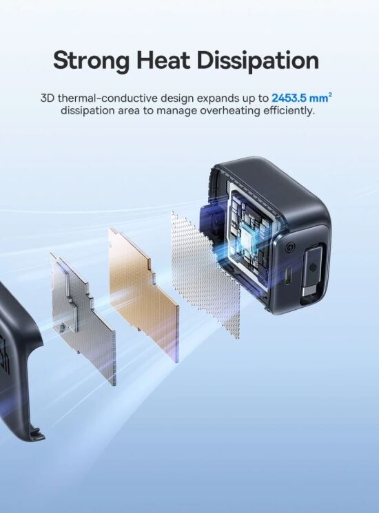 Сетевое зарядное устройство Baseus EnerCore CJ11 2C (45W) + кабель Type-C (E0120G00) - Black: фото 15 из 18