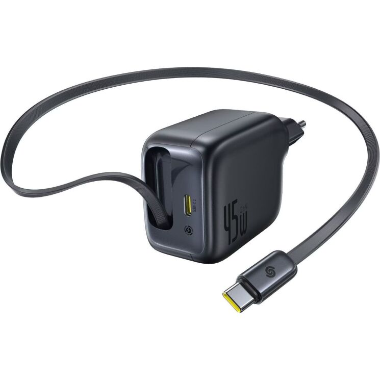 Сетевое зарядное устройство Baseus EnerCore CJ11 2C (45W) + кабель Type-C (E0120G00) - Black: фото 4 из 18
