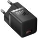 Сетевое зарядное устройство Baseus GaN5S 1C 30W + кабель Type-C to Type-C (100W, 1m) P10110902113-00 - Black (346194B). Фото 2 из 21