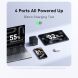 Сетевое зарядное устройство Baseus Super GaN Desktop 100W (2Type-C+USB) + кабель Type-C (P10164001123-00) - Black (960240B). Фото 13 из 28