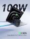 Сетевое зарядное устройство Baseus Super GaN Desktop 100W (2Type-C+USB) + кабель Type-C (P10164001123-00) - Black (960240B). Фото 11 из 28