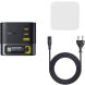 Сетевое зарядное устройство Baseus Super GaN Desktop 100W (2Type-C+USB) + кабель Type-C (P10164001123-00) - Black (960240B). Фото 6 из 28