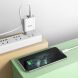 Сетевое зарядное устройство Hoco C80A PD + QC3.0 + кабель Type-C to Lightning - White (141857W). Фото 17 из 20