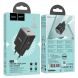 Сетевое зарядное устройство Hoco N43 Vista (30W) - Black (960139B). Фото 3 из 5
