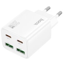 Сетевое зарядное устройство Hoco N55 20W 2C+2U - White: фото 1 из 6