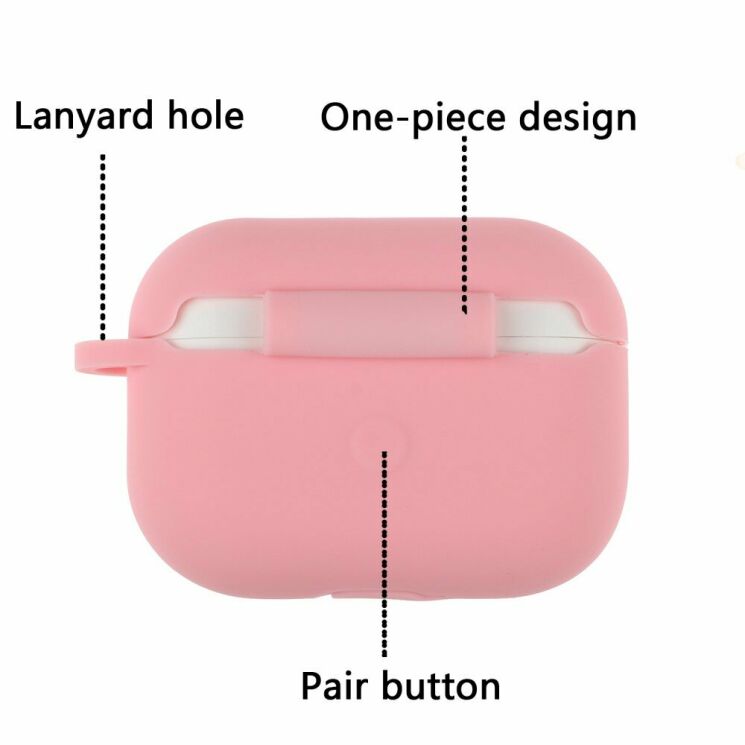 Силіконовий чохол Deexe 3D Cartoon для Apple AirPods Pro - Pink Bowknot: фото 3 з 8