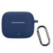 Силиконовый чехол Deexe Silicone Case (FH) для OPPO Enco Buds 3 Pro - Dark Blue (382000DB). Фото 1 из 8