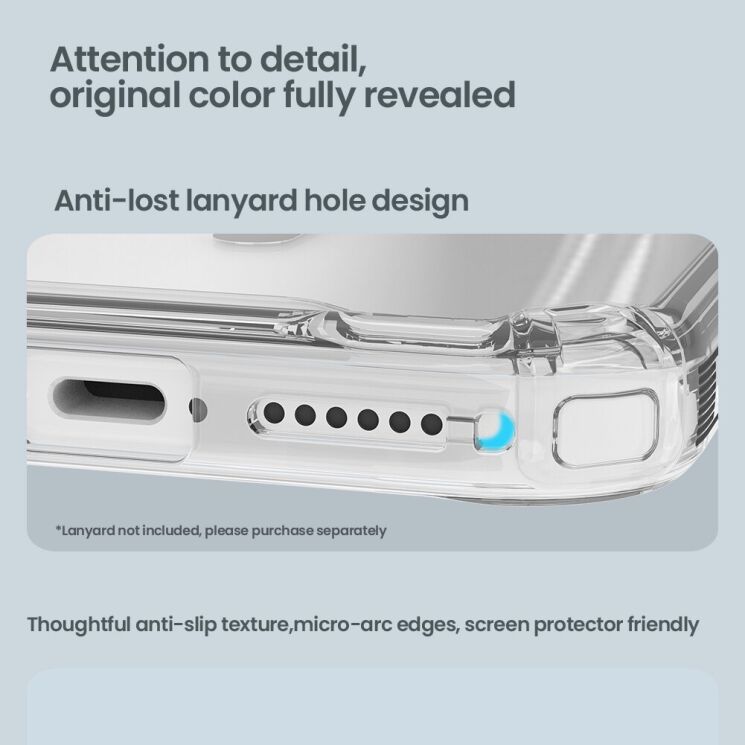 Силіконовий чохол NILLKIN Nature TPU Pro Magnetic для Apple iPhone 17 Pro Max - Transparent: фото 10 з 12
